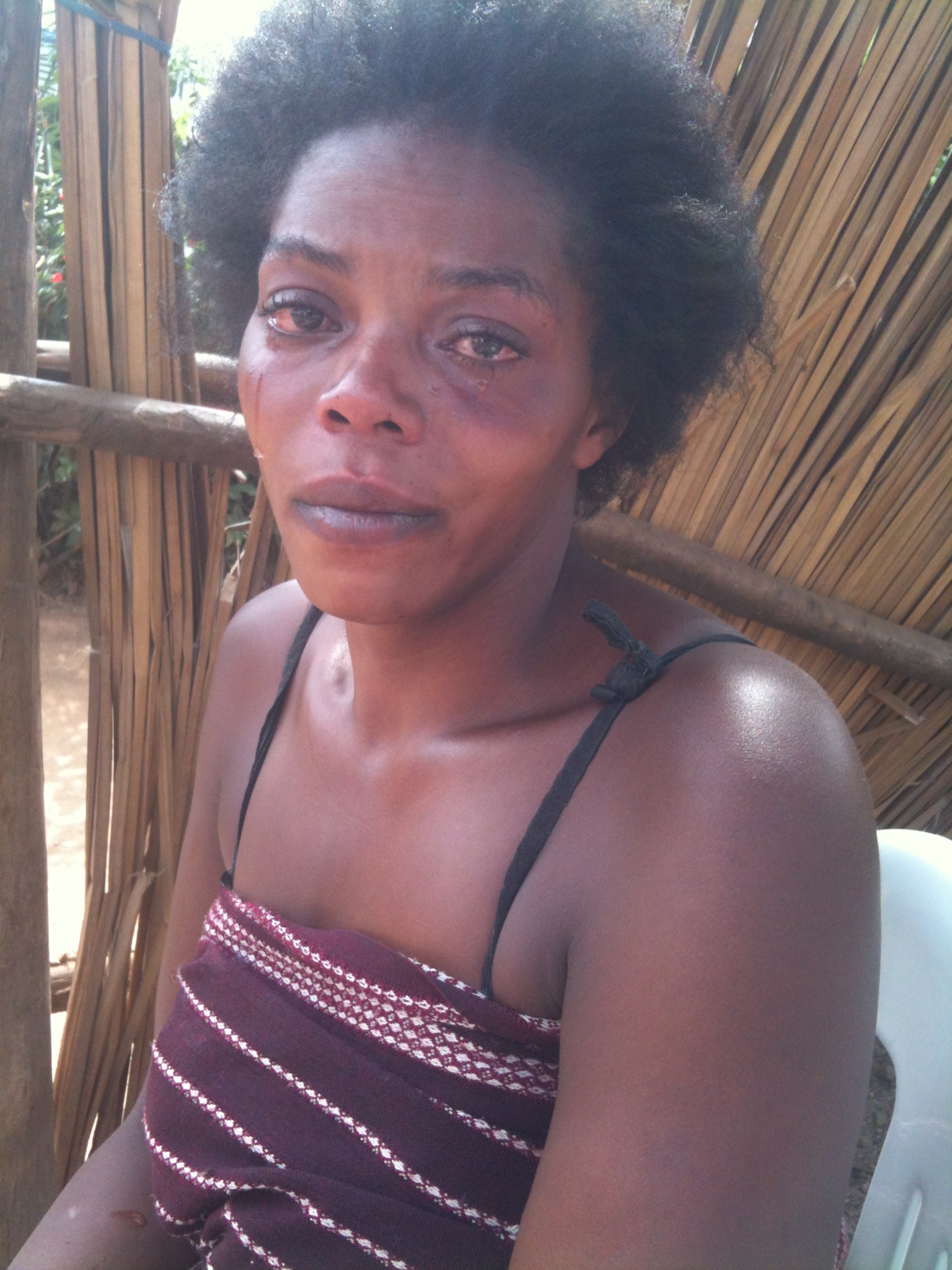 Woman abused by husband